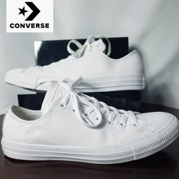 converse all star leather ox women's